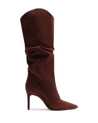 Women&#39;s Maryana Up Slouch Nubuck Leather Tall Boots