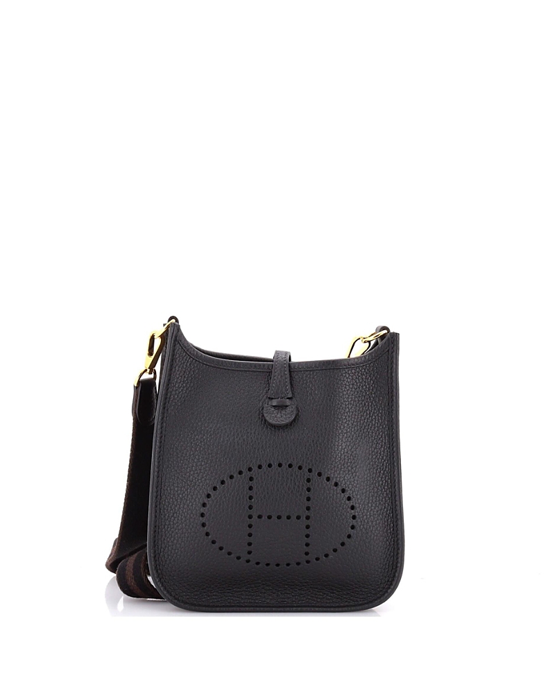 Pre-owned Pre-owned Hermes Hermes Tpm Evelyne Bag Gen Iii Clemence In Black