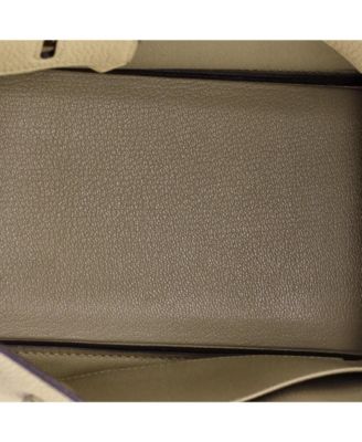  Birkin 25 Handbag Light Togo with Palladium Hardware