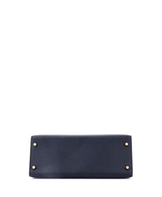 Kelly 28 Handbag Black Epsom with Gold Hardware