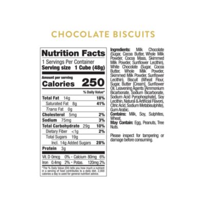 Take A Hike Club Chocolate Biscuit Cubes, Set of 4