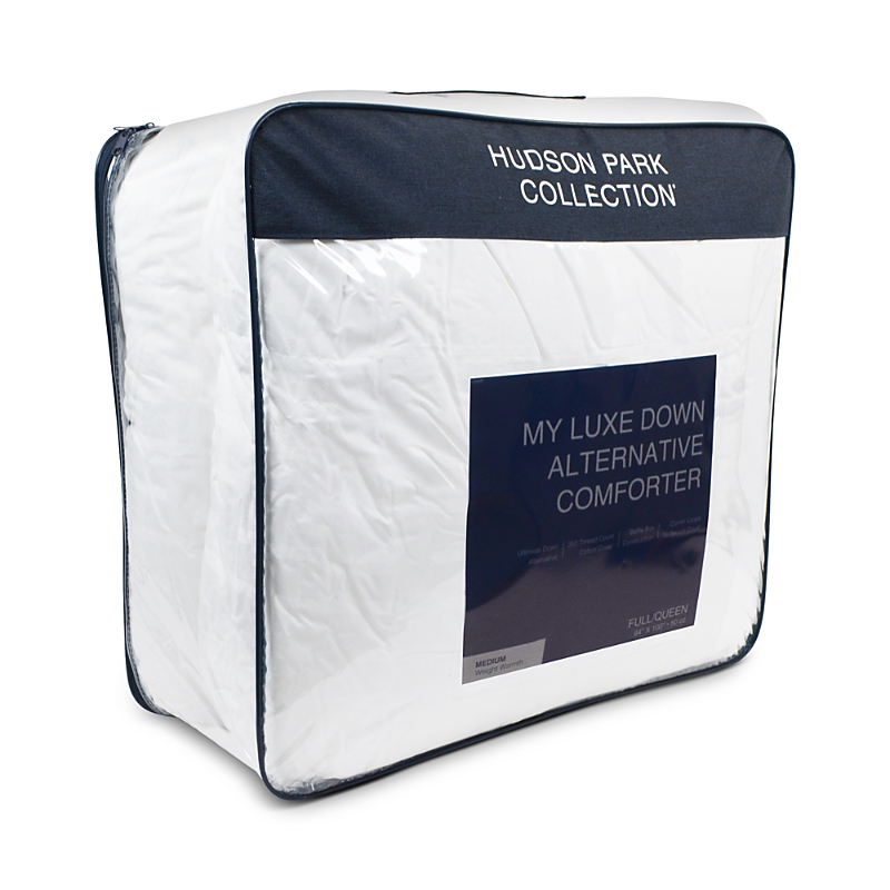 Hudson Park Collection Bloomingdale's My Luxe Asthma & Allergy Friendly Medium Weight Down Alternative Comforter, Full/quee In White