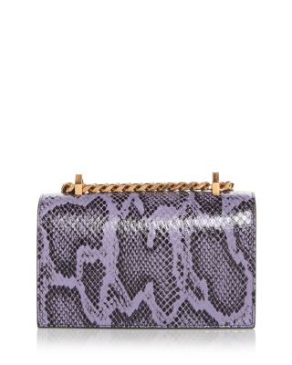 Mini Jewel Embossed Leather Shoulder Bag