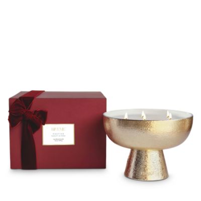 Festive Noble Fir &amp; Amber Giant Ceramic Candle 45 oz.