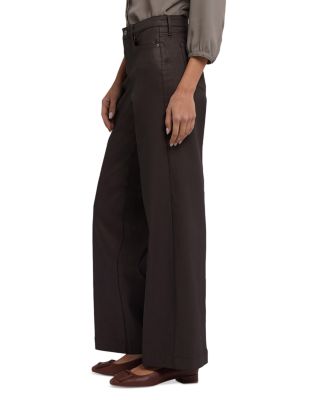 Coated Teresa Wide Leg Jeans