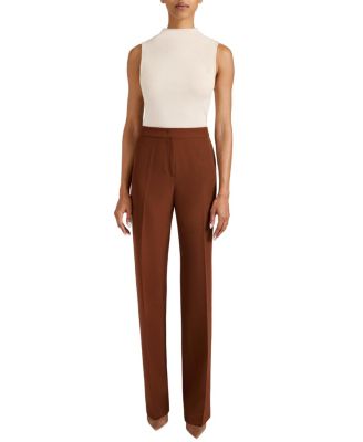 Prima Straight Leg Pants in Soft Stretch Crepe