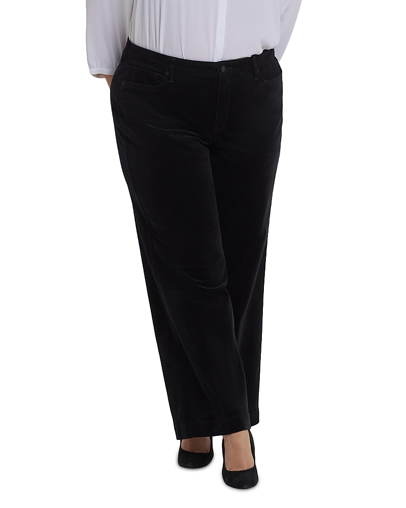 Nydj Plus Teresa Wide Leg Corduroy Pants