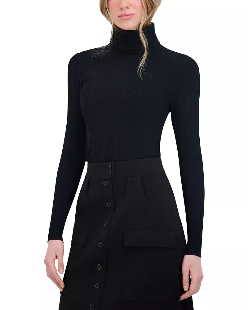 Point Turtleneck Top
