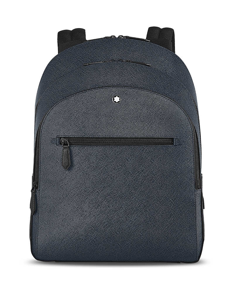 Montblanc Sartorial Medium Backpack 3 Compartments In Blue
