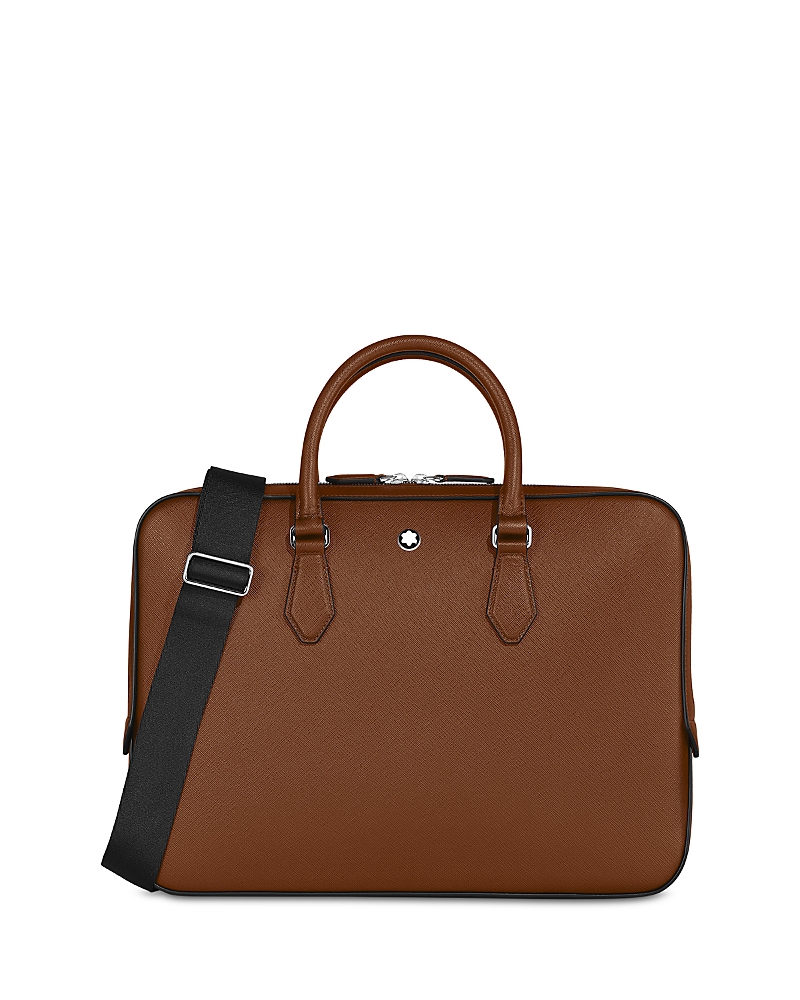 Montblanc Sartorial Thin Leather Document Case In Brown