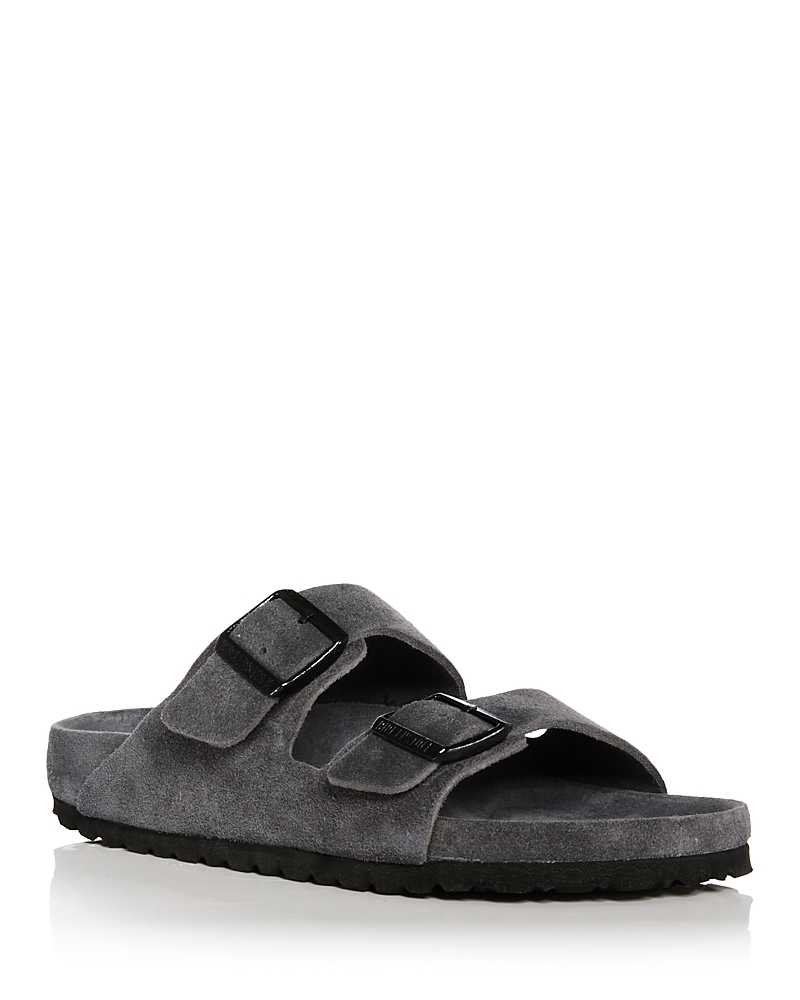 Birkenstock Women's Arizona Exquisite Tonal Suede Footbed Sandals - Exclusive In Gray