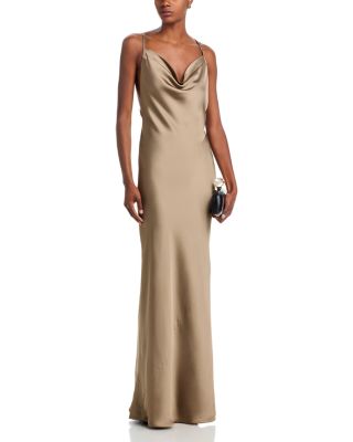 Crossback Bias Gown