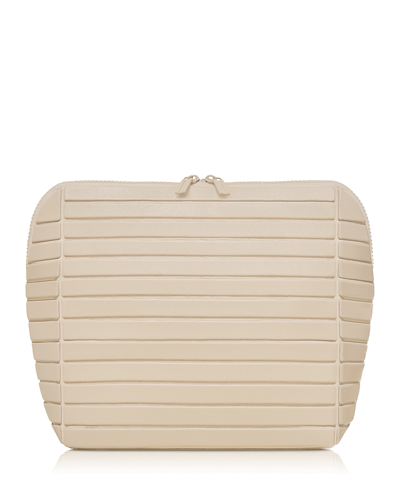 Parallelle The Large Bisque Traveller Cosmetic Bag In Sand