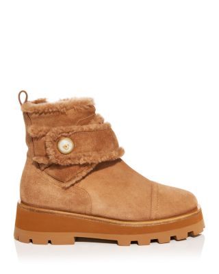 Women's Meena Shearling Trim Booties