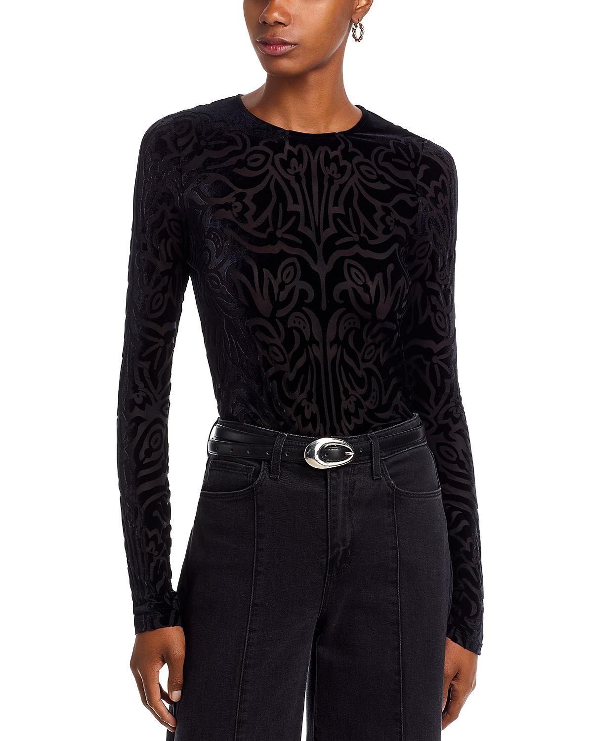 Sea Julie Burnout Velvet Top