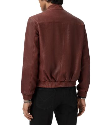 Xavier Pebbled Leather Jacket