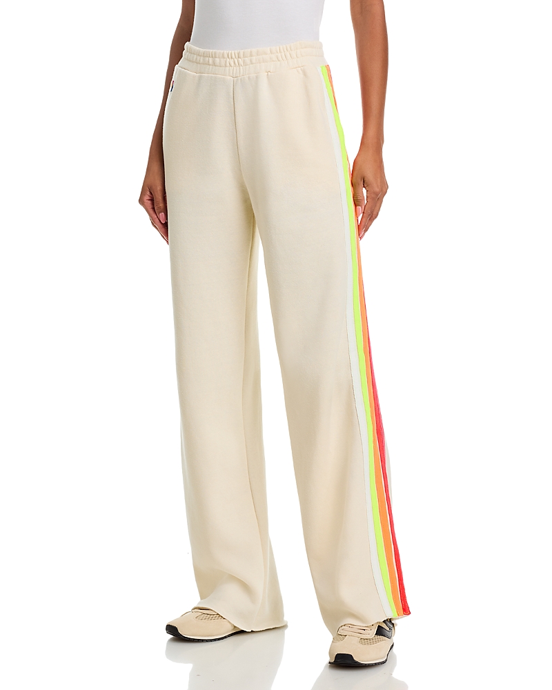 Aviator Nation Side Stripe Wide Leg Pants