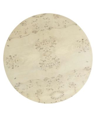 Cosmos 35" Round Burl Wood Coffee Table