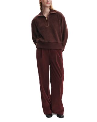 Roselle Half Zip Fleece Sweatshirt