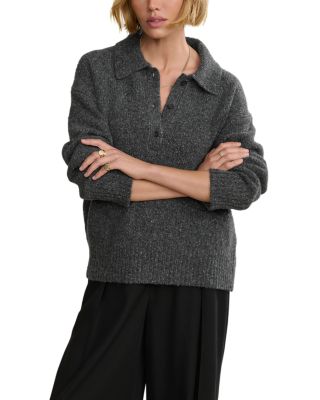 Burke Cashmere Polo Sweater
