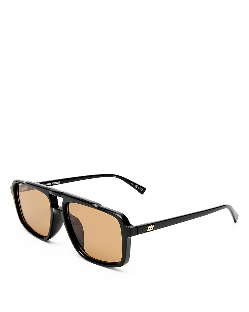 Le Specs Aviator Sunglasses, 57mm In Brown