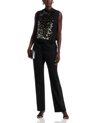 Tanjana Wool Blend Straight Pants