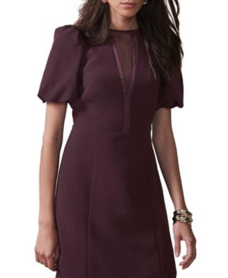 Women's Sheer Detail Maxi Dress