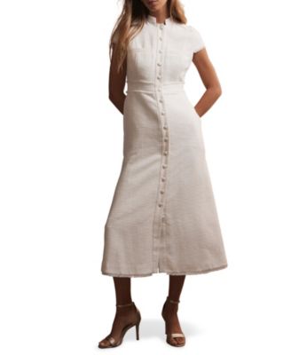 Women's Boucle Midi Dress