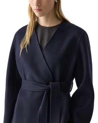 Wool &amp; Cashmere Wrap Jacket 