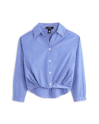 Girls&#39; Poplin Woven Roll Front Shirt - Big Kid