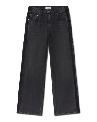Lindz Low Rise Easy Straight Leg Jeans in Kuro