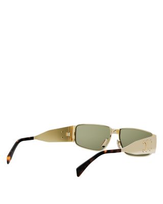 Triomphe Rectangular Sunglasses, 59mm