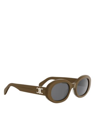 Triomphe Oval Sunglasses, 52mm