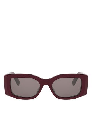 Maxi Triomphe Rectangle Sunglasses, 53mm