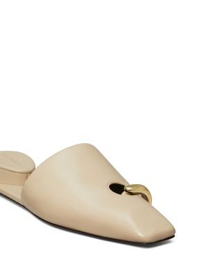 Women's Pierced Leather Mules