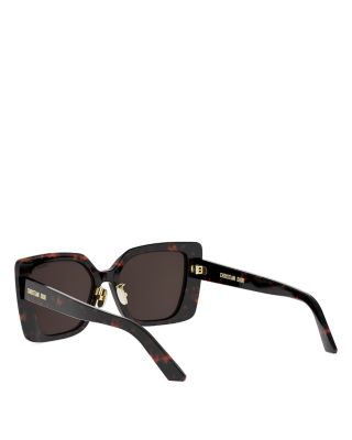 DiorMidnight S5I Square Sunglasses, 55mm