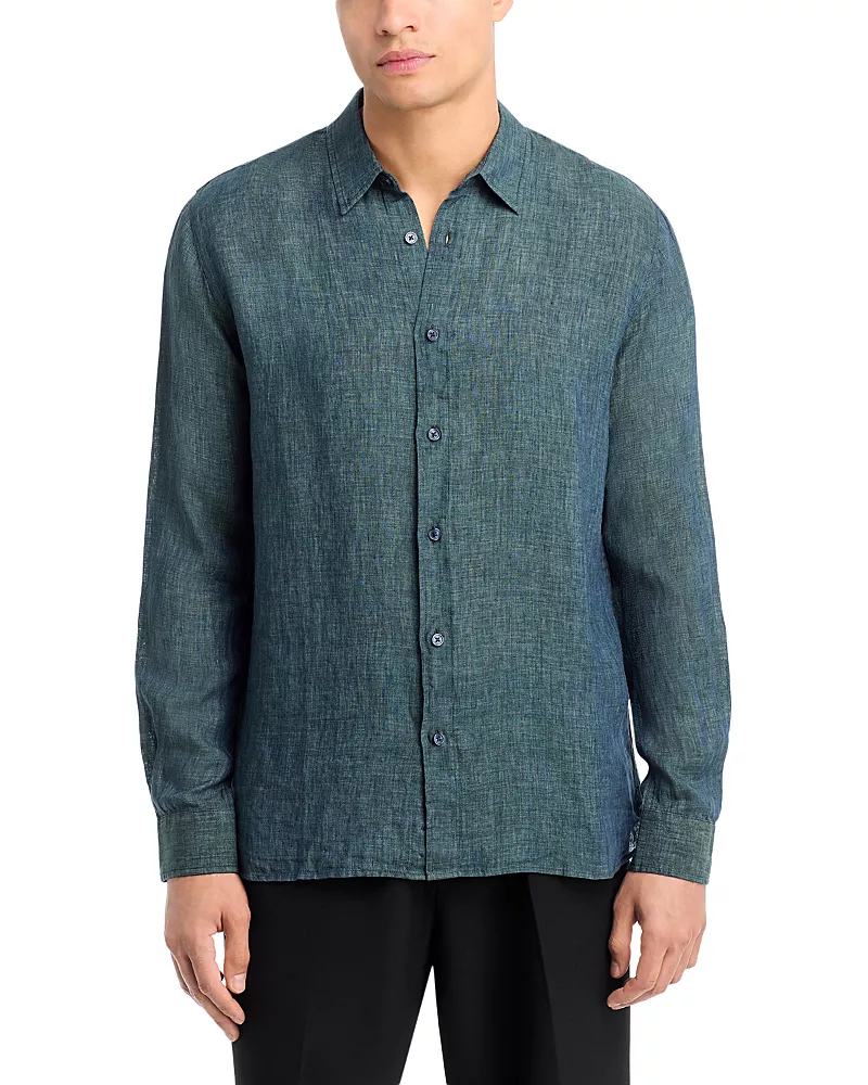 Orlebar Brown Justin Lilo Stitched Regular Fit Button Down Shirt