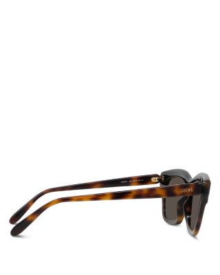 Slim Geometric Sunglasses, 53mm