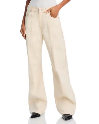 Ski High Rise Jeans in Ecru