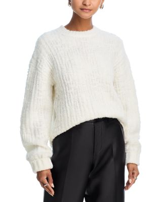 Merino Wool Blend Crewneck Sweater