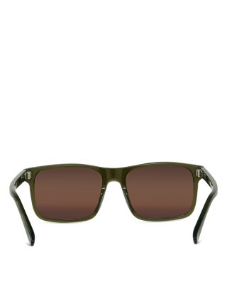 Belvedere 01 Rectangle Sunglasses, 57mm