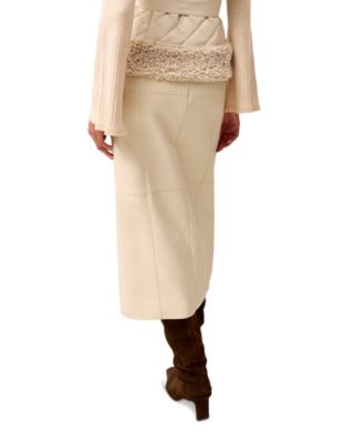 Elliott Faux Leather Skirt