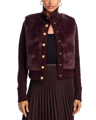 Logan Faux Fur Sweater Jacket