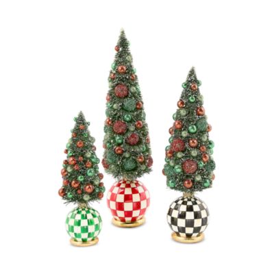 Check It Out Illuminated Small Bottle Brush Tree