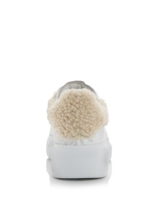 Women's Oversized Shearling Sneakers