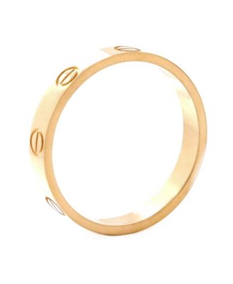  Love Wedding Band Ring 18K Gold