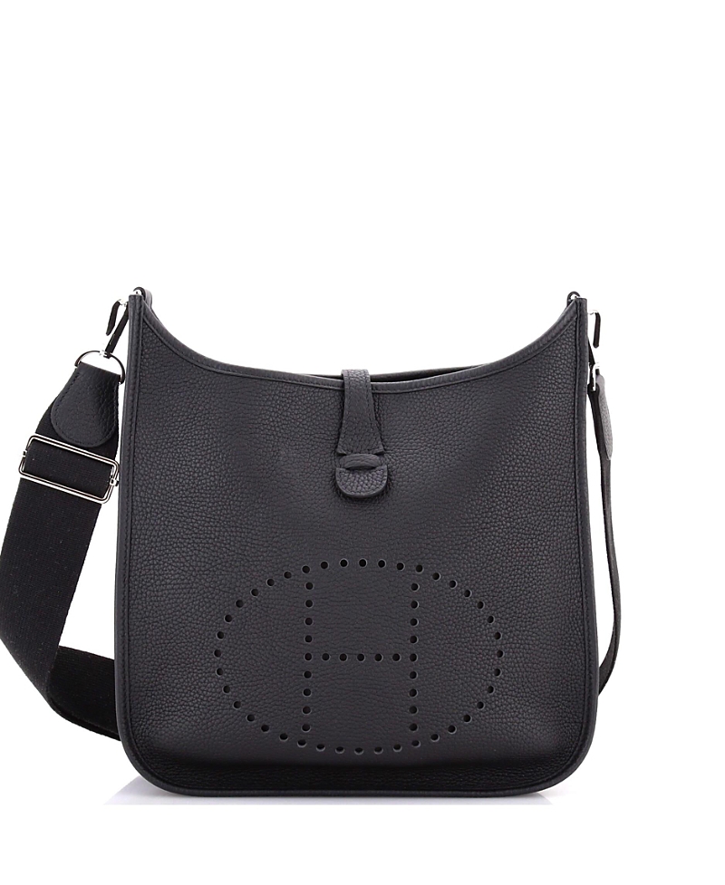 Pre-owned Pre-owned Hermes Hermes Pm Evelyne Bag Gen Iii Clemence In Black