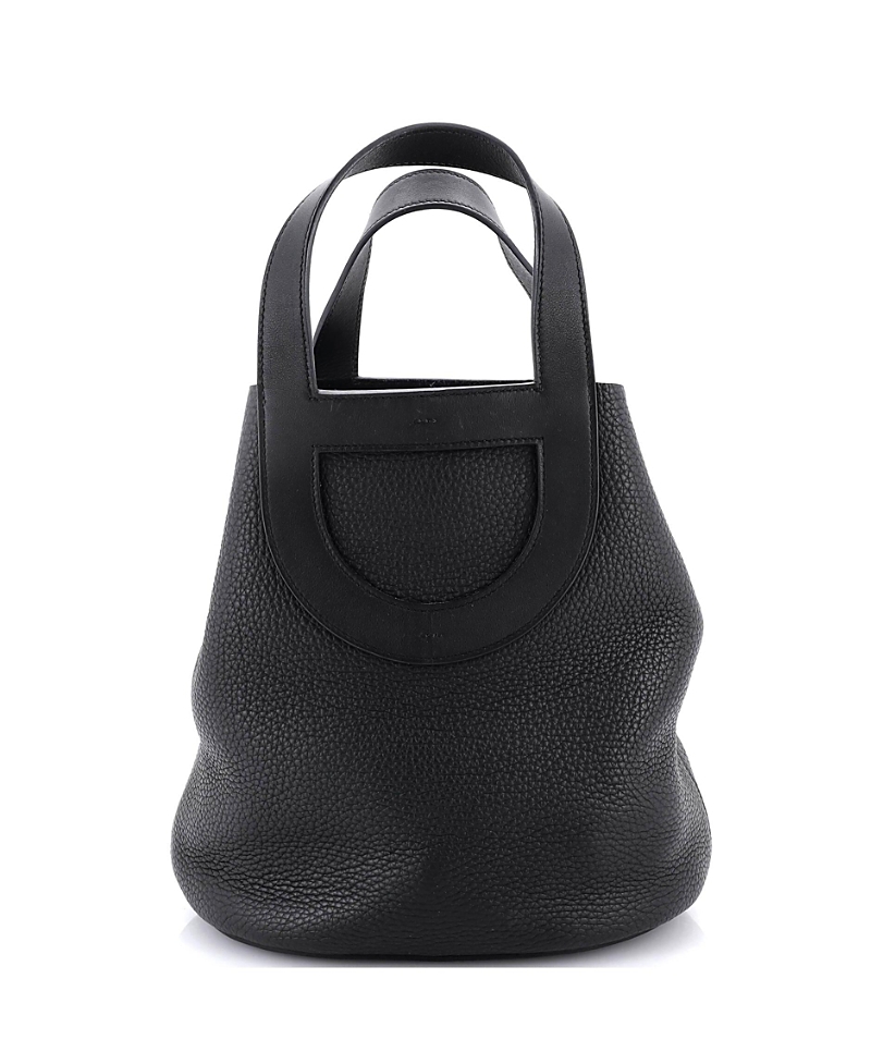 Pre-owned Pre-owned Hermes Hermes 23 In-the-loop Bag Clemence With Swift In Black