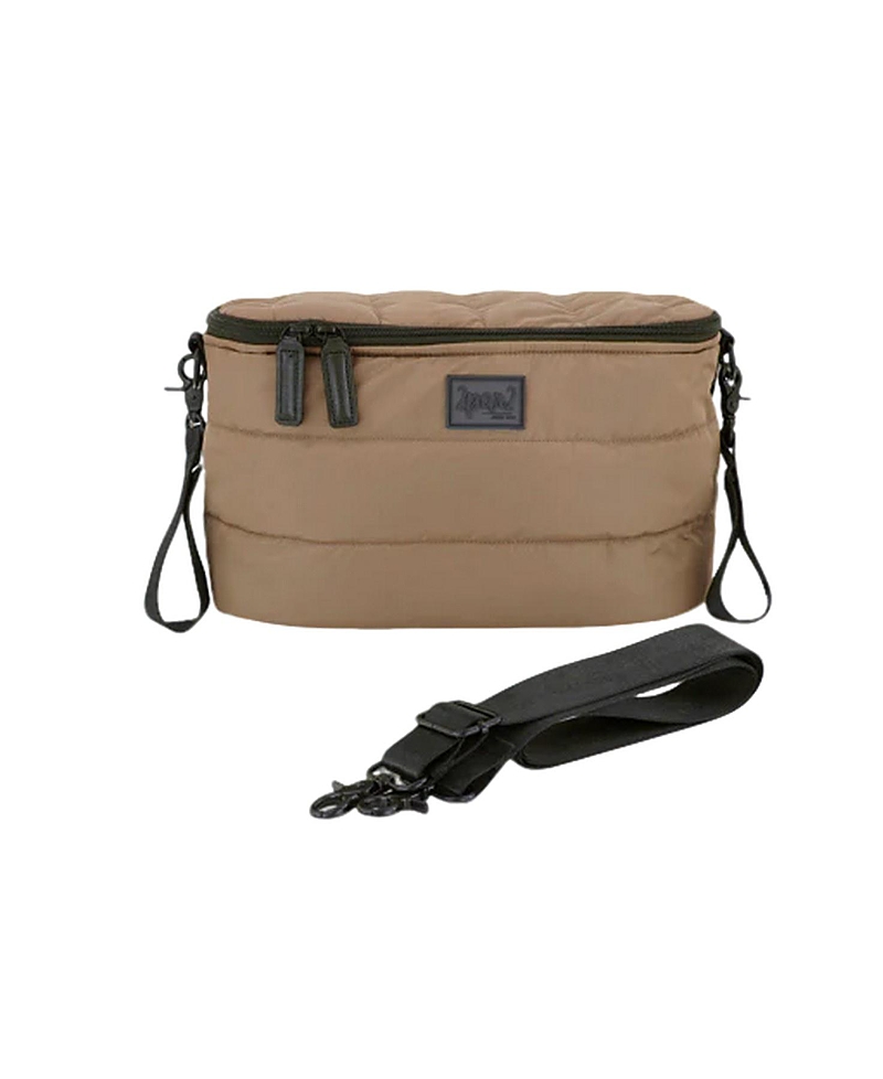 Deux Par Deux Adult Unisex Mini Diaper Bag In Brown