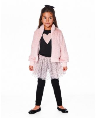 Girls' Leggings with Tulle Skirt - Big Kid